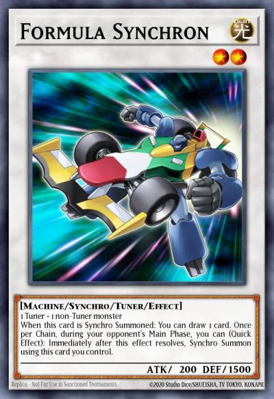Formula Synchron Ultra Rare DUSA-EN086 Duelist Saga Yugioh card