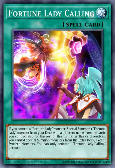 Fortune Lady Calling Ultra Rare RIRA-EN056 Rising Rampage Yugioh card
