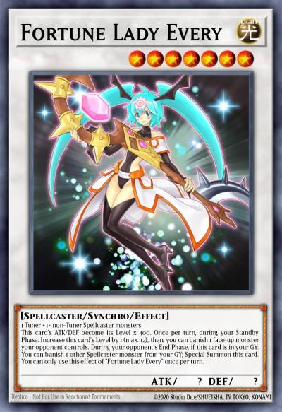 Fortune Lady Every Secret Rare RIRA-EN038 Rising Rampage Yugioh card