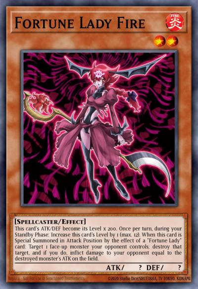 Fortune Lady Fire Rare ANPR-EN011 Ancient Prophecy Yugioh card