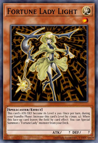 Fortune Lady Light Rare ANPR-EN010 Ancient Prophecy Yugioh card