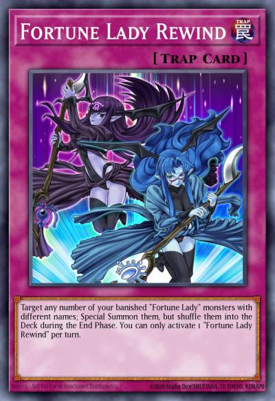 Fortune Lady Rewind Rare RIRA-EN070 Rising Rampage Yugioh card
