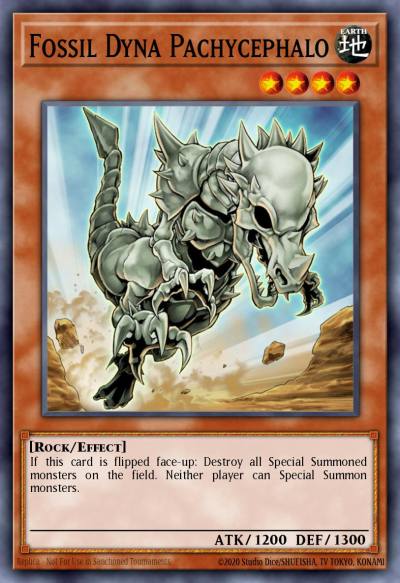 Fossil Dyna Pachycephalo Common AP04-EN018 Astral Pack Four Yugioh card