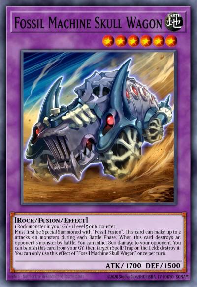 Fossil Machine Skull Wagon Ultra Rare GFP2-EN020 Ghosts From the Past The 2nd Haunting Yugioh card