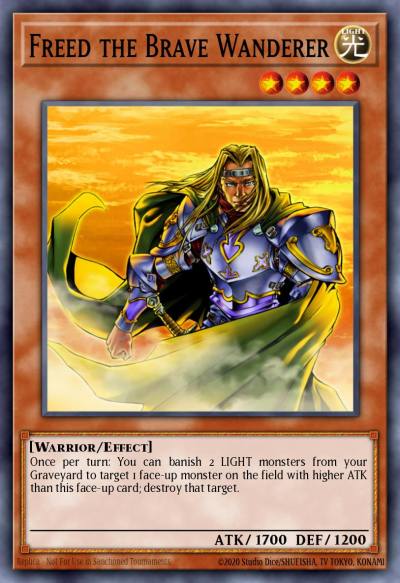 Freed the Brave Wanderer Rare CP04-EN007 Champion Pack Game Four Yugioh card