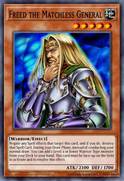 Freed the Matchless General Common BP01-EN123 Battle Pack Epic Dawn Yugioh card