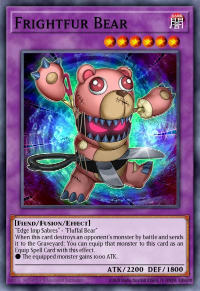 Frightfur Bear Rare MP15-EN158 2015 Mega-Tin Mega Pack Yugioh card