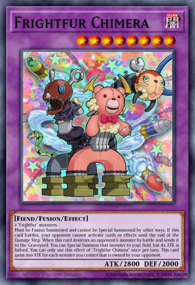 Frightfur Chimera Rare MP16-EN021 2016 Mega-Tin Mega Pack Yugioh card