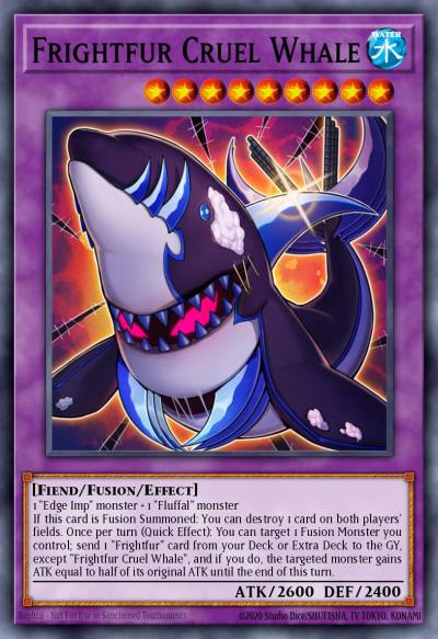 Frightfur Cruel Whale Common ROTD-EN039 Rise of the Duelist Yugioh card