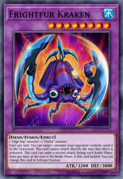 Frightfur Kraken Secret Rare FUEN-EN020 Fusion Enforcers Yugioh card