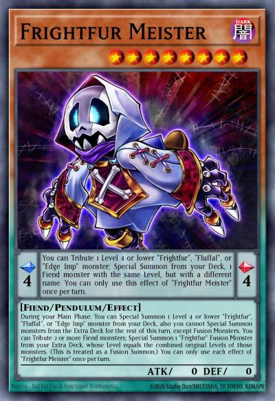 Frightfur Meister Super Rare TOCH-EN021 Toon Chaos Yugioh card