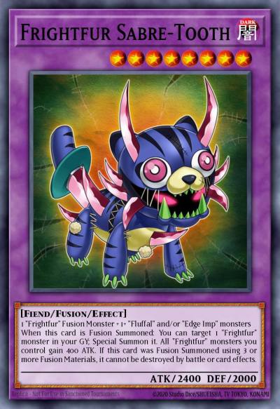 Frightfur Sabre-Tooth Ultra Rare MP16-EN137 2016 Mega-Tin Mega Pack Yugioh card
