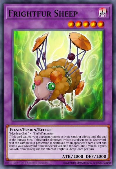 Frightfur Sheep Super Rare CROS-EN042 Crossed Souls Yugioh card