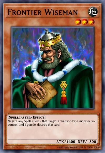 Frontier Wiseman Common BP03-EN003 Battle Pack 3 Monster League Yugioh card