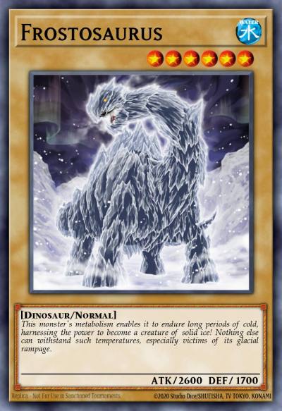 Frostosaurus Mosaic Rare BP02-EN003 Battle Pack 2 War of the Giants Yugioh card