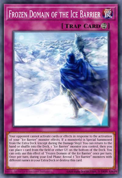 Frozen Domain of the Ice Barrier Ultra Rare BLTR-EN008 Battles of Legend Terminal Revenge Yugioh card