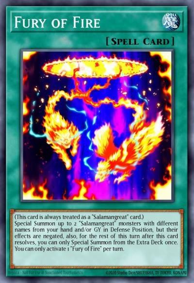 Fury of Fire Common MP20-EN129 2020 Tin of Lost Memories Mega Pack Yugioh card