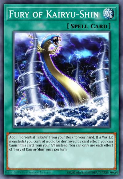 Fury of Kairyu-Shin Common MP21-EN145 2021 Tin of Ancient Battles Yugioh card