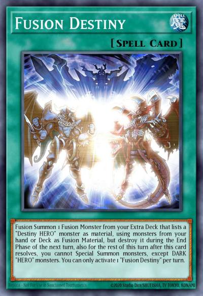 Fusion Destiny Ultra Rare MP20-EN075 2020 Tin of Lost Memories Mega Pack Yugioh card