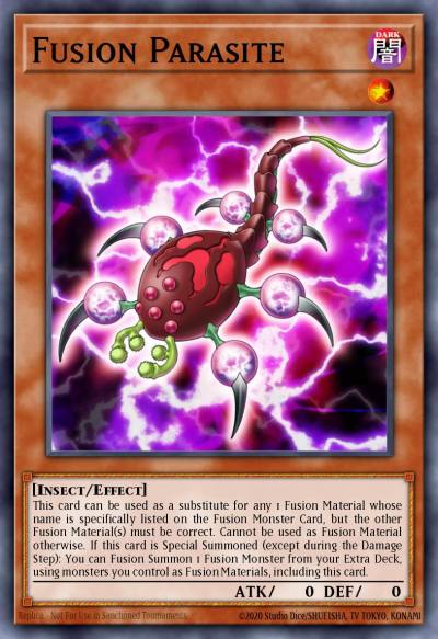 Fusion Parasite Rare MP17-EN177 2017 Mega-Tin Mega Pack Yugioh card
