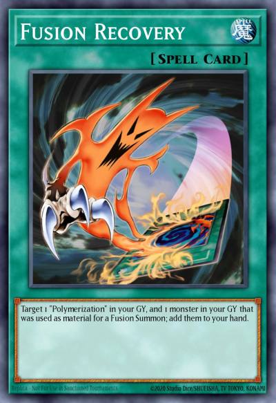 Fusion Recovery Common CRV-EN038 Cybernetic Revolution Yugioh card