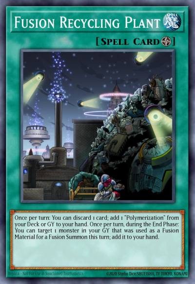 Fusion Recycling Plant Rare MP17-EN173 2017 Mega-Tin Mega Pack Yugioh card