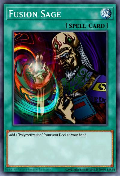 Fusion Sage Common DB2-EN109 Dark Beginning 2 Yugioh card