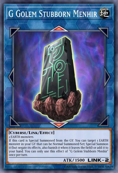 G Golem Stubborn Menhir Ultra Rare BLCR-EN043 Battles of Legend Crystal Revenge Yugioh card