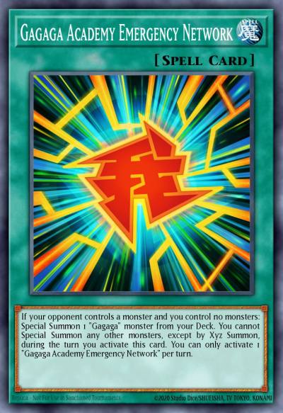 Gagaga Academy Emergency Network Gold Secret Rare PGLD-EN028 Premium Gold Yugioh card
