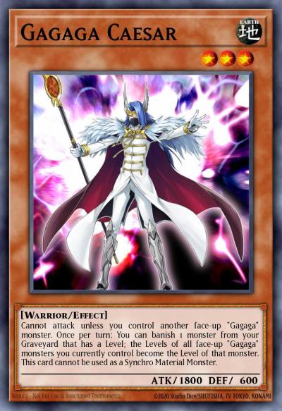 Gagaga Caesar Rare ABYR-EN001 Abyss Rising Yugioh card