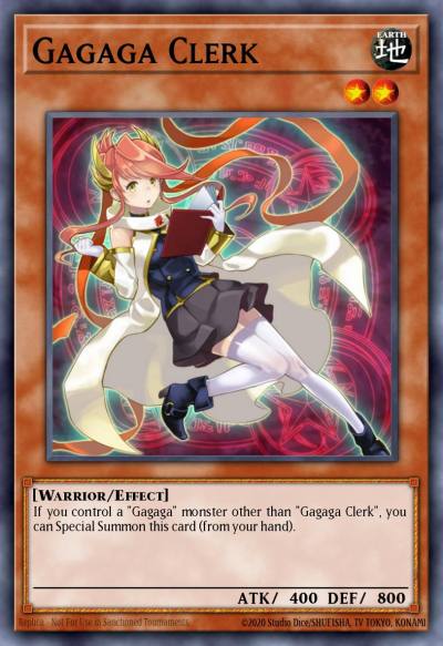 Gagaga Clerk Super Rare CBLZ-EN008 Cosmo Blazer Yugioh card