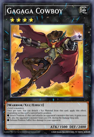 Gagaga Cowboy Super Rare CT10-EN010 2013 Collectible Tins Wave 1 Yugioh card