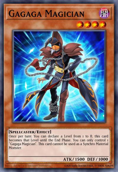 Gagaga Magician Common STAX-EN034 2-Player Starter Set Yugioh card