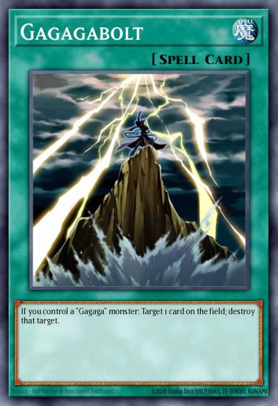 Gagagabolt Rare ORCS-EN048 Order of Chaos Yugioh card