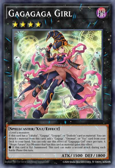 Gagagaga Girl Secret Rare DUAD-EN043 Duelists Advance Yugioh card