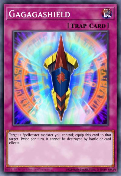 Gagagashield Common SR08-EN038 Structure Deck Order of the Spellcasters Yugioh card