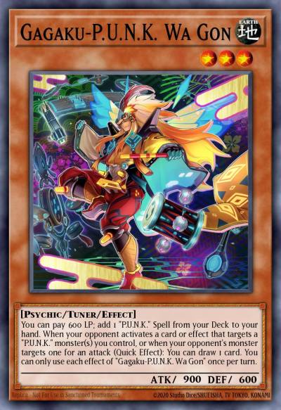 Gagaku-PUNK Wa Gon Ultra Rare BLMM-EN071 Battles of Legend Monster Mayhem Yugioh card