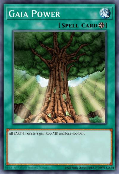 Gaia Power Common DB1-EN059 Dark Beginning 1 Yugioh card