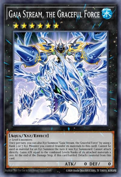Gaia Stream the Graceful Force Common DUAD-EN047 Duelists Advance Yugioh card