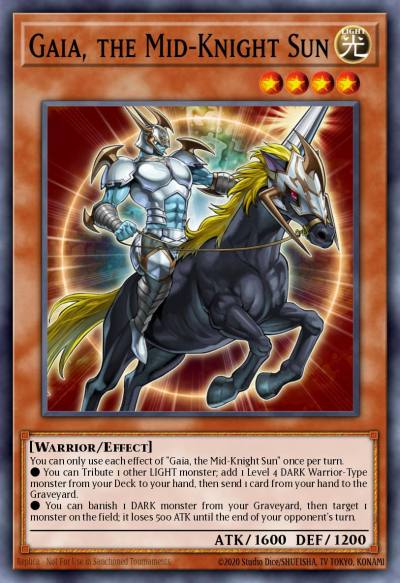 Gaia the Mid-Knight Sun Common DUEA-EN091 Duelist Alliance Yugioh card