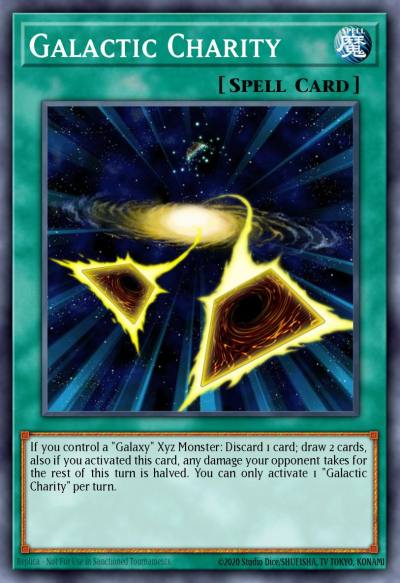 Galactic Charity Common MP15-EN032 2015 Mega-Tin Mega Pack Yugioh card
