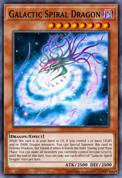 Galactic Spiral Dragon Common MP20-EN160 2020 Tin of Lost Memories Mega Pack Yugioh card