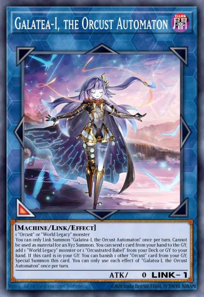 Galatea-I the Orcust Automaton Starlight Rare BLMM-EN052 Battles of Legend Monster Mayhem Yugioh card
