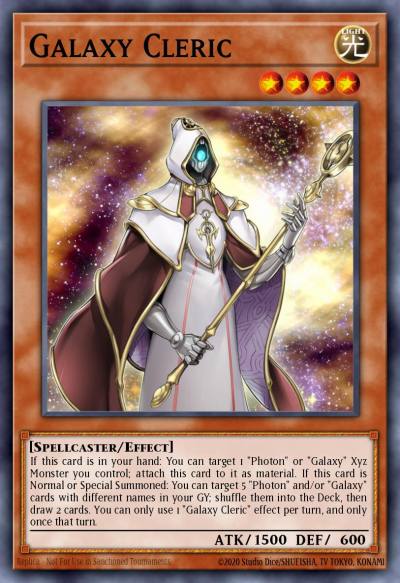 Galaxy Cleric Common MP19-EN161 2019 Gold Sarcophagus Tin Mega Pack Yugioh card