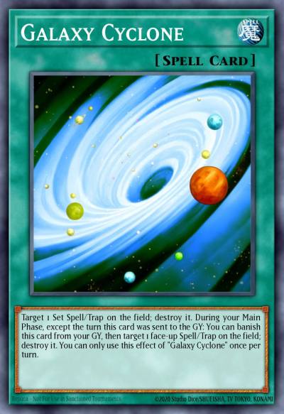 Galaxy Cyclone Common STAS-EN038 2-Player Starter Set Yugioh card