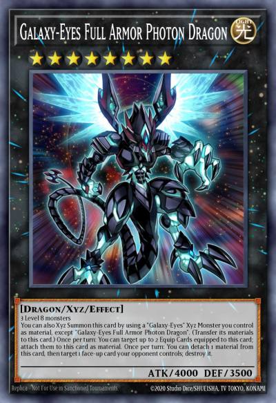 Galaxy-Eyes Full Armor Photon Dragon Super Rare MP16-EN044 2016 Mega-Tin Mega Pack Yugioh card