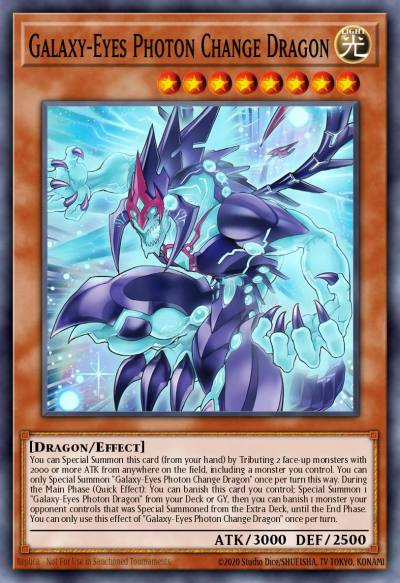 Galaxy-Eyes Photon Change Dragon Grand Master Rare MAMS-EN011 Magnificent Maestros Yugioh card