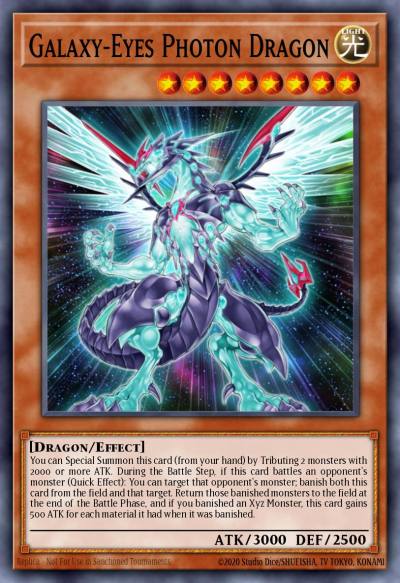 Galaxy-Eyes Photon Dragon Quarter Century Secret Rare TN23-EN012 25th Anniversary Tin Dueling Heroes Yugioh card
