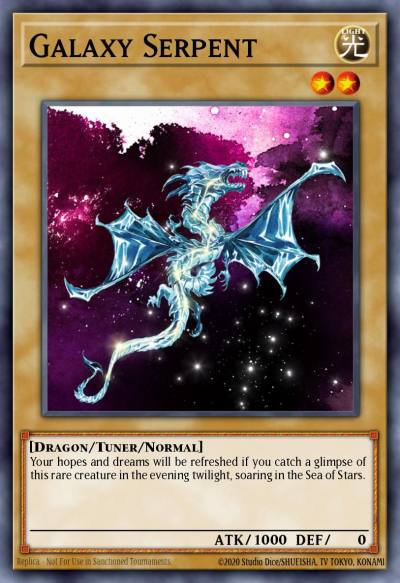 Galaxy Serpent Common DEM4-EN002 Advanced Demo Deck Extra Pack Yugioh card