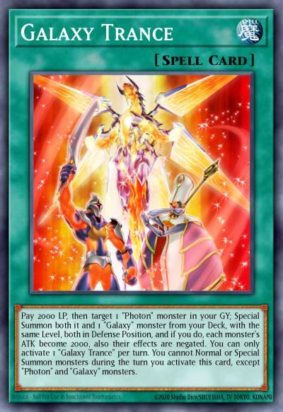 Galaxy Trance Common MP19-EN198 2019 Gold Sarcophagus Tin Mega Pack Yugioh card